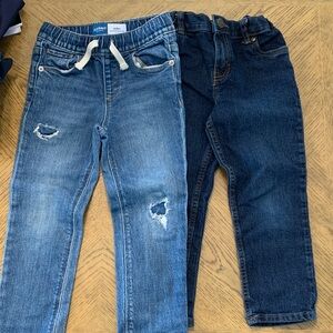 Bundle 4T Kids Jeans - Light Blue and Dark Blue